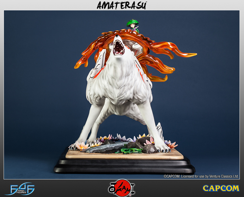 Illustration for article titled Okami's Wolf-Heroine Shines Heavenly Light on your Desk